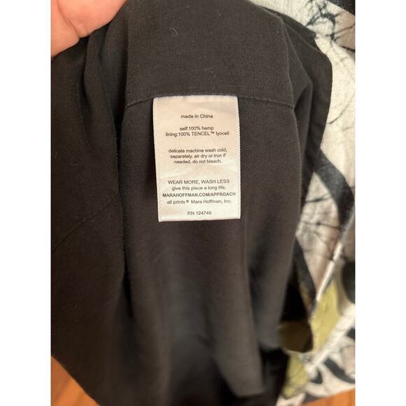 B39 Mara Hoffman Irina Maxi Dress Womens 2 V Neck Boho Resort Tropical - Picture 10 of 10